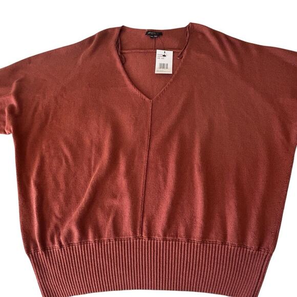 Lafayette 148 New York V-Neck Dolman Silk-Blend Sweater Size XXL - Picture 2 of 9